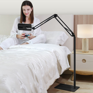 Portable Adjusting iPad/Tablet Holder Floor Stand