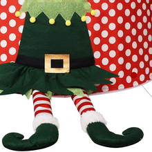 Load image into Gallery viewer, Decorative Elf Christmas Tree Collar Basket