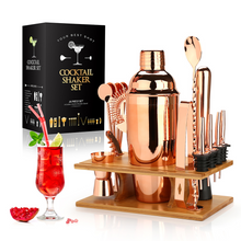 Load image into Gallery viewer, Ultimate Cocktail Shaker Bartender Tool Set