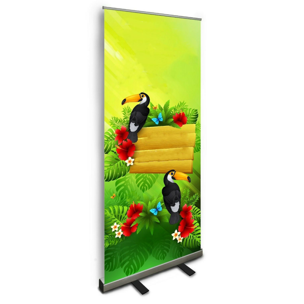 Retractable Pop Up Display Banner Holder Stand