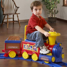 Load image into Gallery viewer, Kids Battery Powered Ride On Toy Train With Track