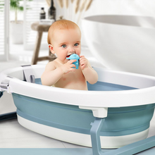 Load image into Gallery viewer, Large Collapsible Newborn Baby Bathing Bathtub