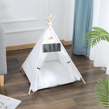 Load image into Gallery viewer, Portable Pop Up Dog / Cat Teepee Bed Tent