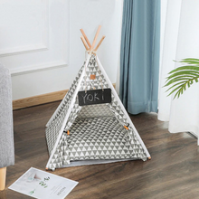 Load image into Gallery viewer, Portable Pop Up Dog / Cat Teepee Bed Tent