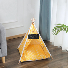 Load image into Gallery viewer, Portable Pop Up Dog / Cat Teepee Bed Tent