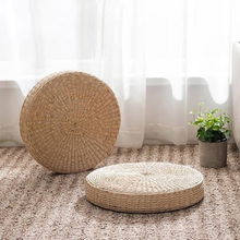 Load image into Gallery viewer, Natural Round Meditation Floor Pillow Cushion