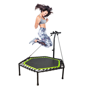 Premium Foldable Exercise Rebounder Workout Trampoline