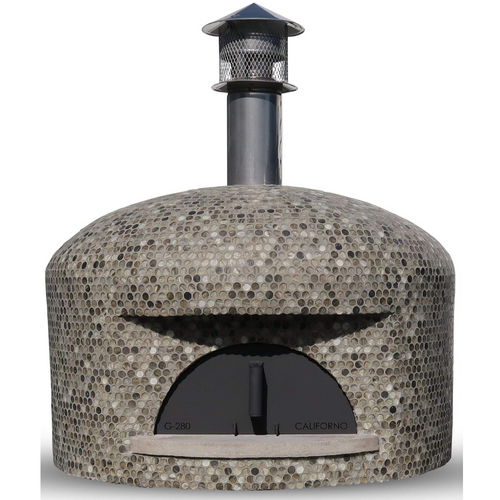 Californo Fully Assembled Outdoor Mosaic Wood Fired Pizza Oven