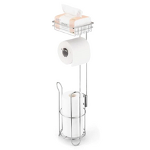 Load image into Gallery viewer, Free Standing Toilet Paper Roll Holder | Zincera