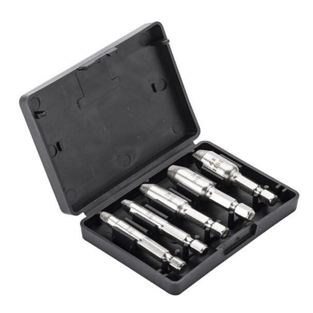 Screw and Broken Bolt Extractor Set | Zincera