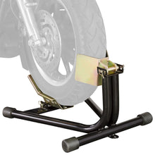 Load image into Gallery viewer, Heavy Duty Motorcycle Wheel Chock Stand | Zincera
