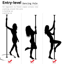Load image into Gallery viewer, Heavy Duty Portable Freestanding Fitness Home Dance Pole