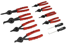 Load image into Gallery viewer, Heavy Duty Pneumatic Snap Ring Pliers Set 10pc