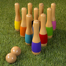 Load image into Gallery viewer, Ultimate Outdoor Wooden Lawn Bowling Set