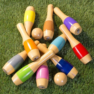 Ultimate Outdoor Wooden Lawn Bowling Set
