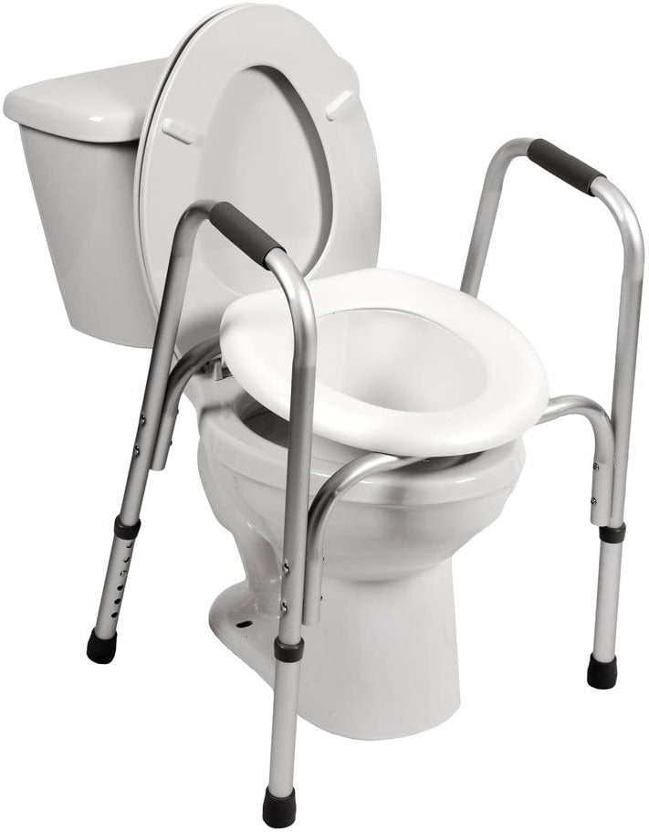 Stand Alone Raised Handicap Toilet Seat Riser