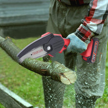 Load image into Gallery viewer, Small Handheld Battery Operated Electric Cordless Chainsaw