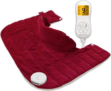 Load image into Gallery viewer, All In One Neck And Shoulder Weighted Pain Heating Pad 1.5 Lbs