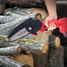 Load image into Gallery viewer, Small Handheld Battery Operated Electric Cordless Chainsaw