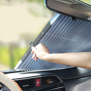 Retractable Car Windshield Sun Shade Cover | Zincera