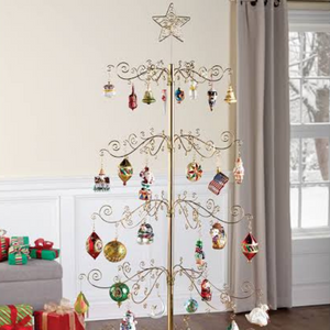 Standing Metal Iron Christmas Ornament Holder Tree Stand