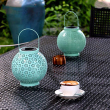 Load image into Gallery viewer, Outdoor Hanging Solar Powered Round Light Lanterns