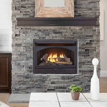 Load image into Gallery viewer, Modern Free Standing Ventless Gas Fireplace Insert 26,000 BTU