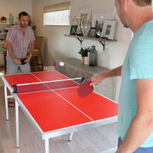 Load image into Gallery viewer, Portable Mid Sized Foldable Indoor Table Tennis Ping Pong Table