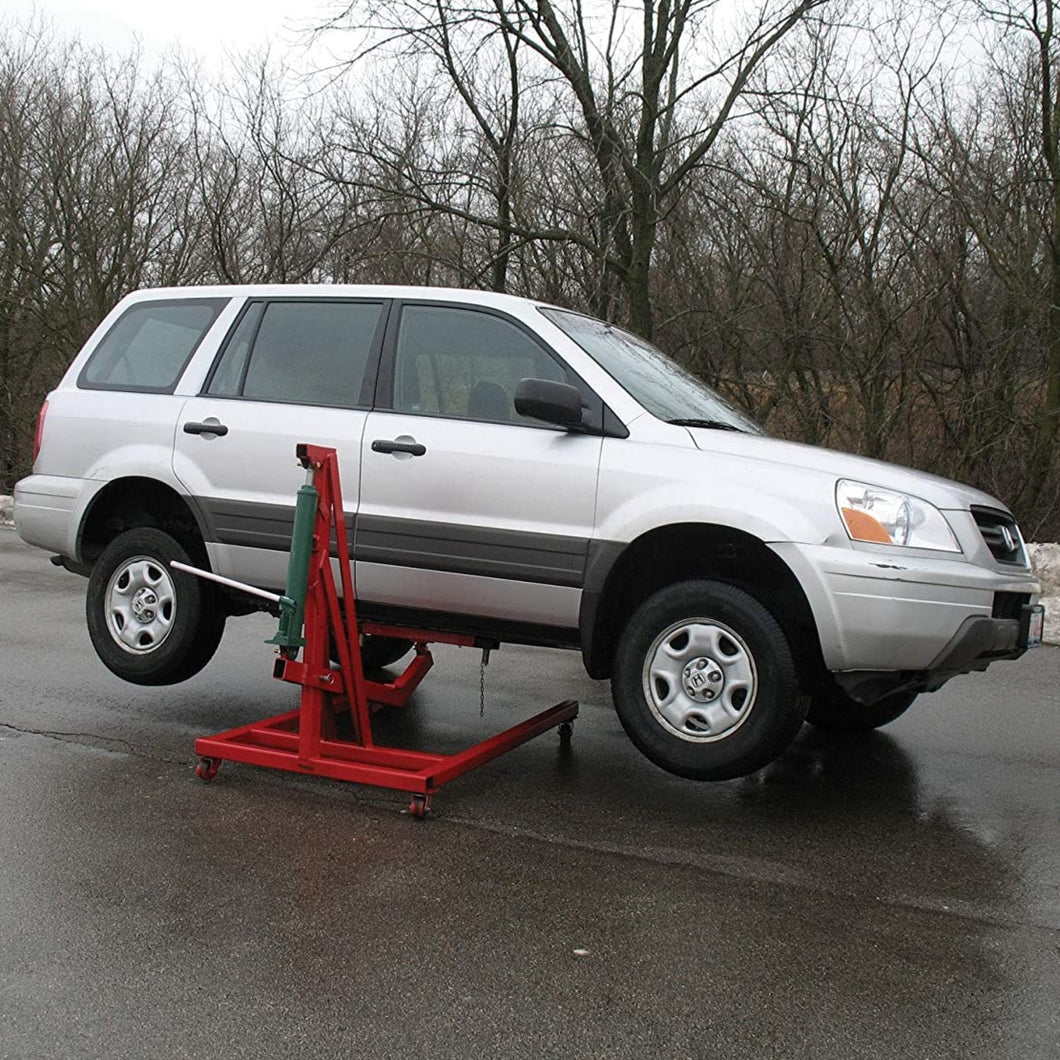 Powerful Portable Hydraulic Automotive Side End Garage Car Lift 3,000 lbs