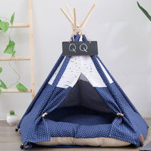 Load image into Gallery viewer, Large Spacious Pop Up Custom Pet Dog Teepee Bed Tent