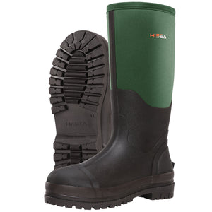 Mens Insulated Waterproof Rubber Rain Boots