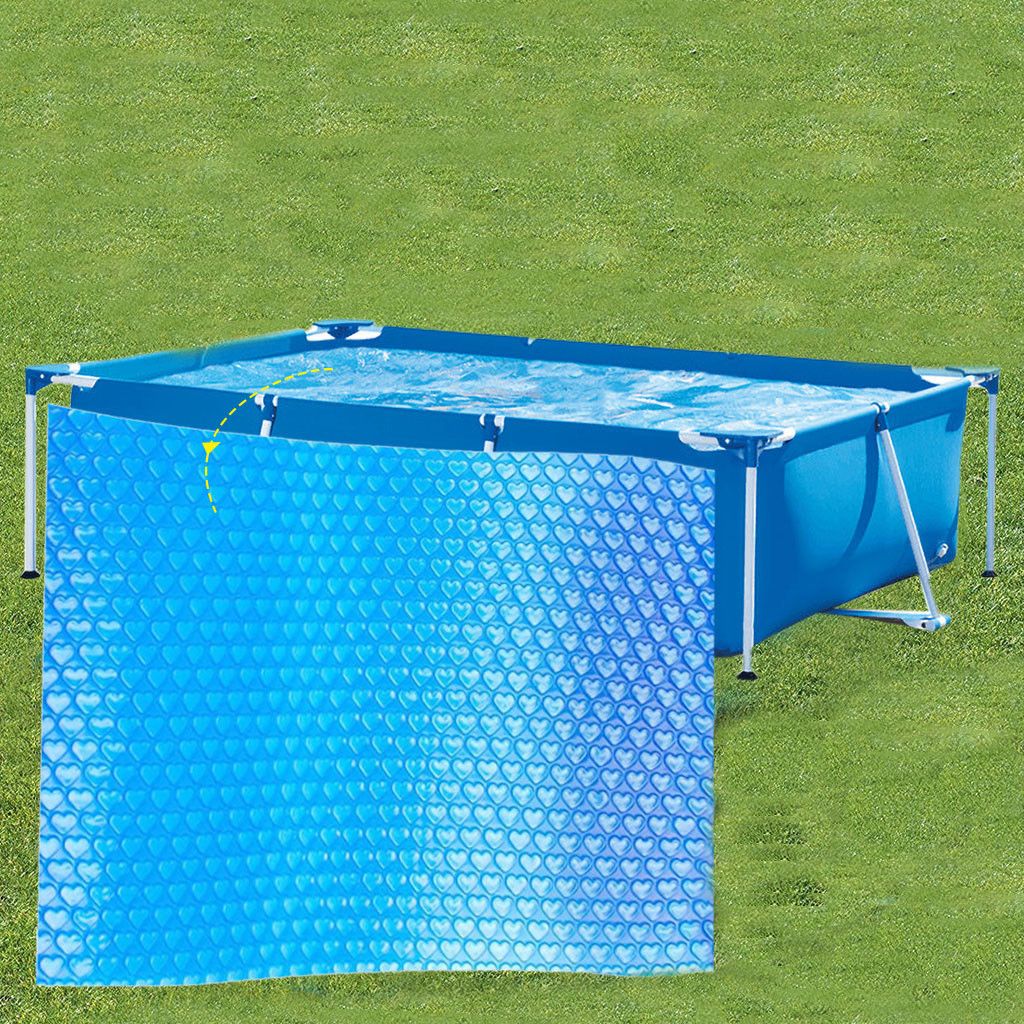 Rectangle Above Ground Solar Pool Cover Blanket 8' x 5' | Zincera