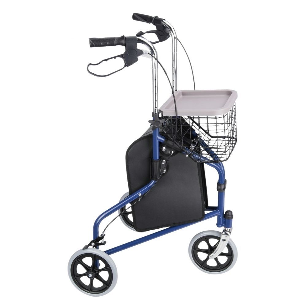 Premium Folding Senior Elderly Adult 3 Wheel Walker / Rollator