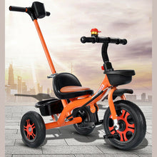 Load image into Gallery viewer, Foldable Compact Kids Three Wheel Push Tricycle Bike