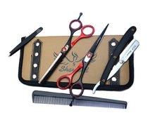 Load image into Gallery viewer, Ultimate Barber Hair Cutting Scissors And Comb Shear Set