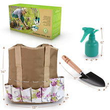 Load image into Gallery viewer, Ultimate Gardening Tote Hand Tool Set 9 pcs