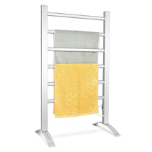 Load image into Gallery viewer, Powerful Freestanding Electric Heated Towel Warmer Drying Rack