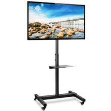 Load image into Gallery viewer, Portable Rolling Mobile TV Cart Stand On Wheels