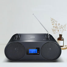 Load image into Gallery viewer, Portable Compact Bluetooth Vintage CD Boombox Radio Speaker