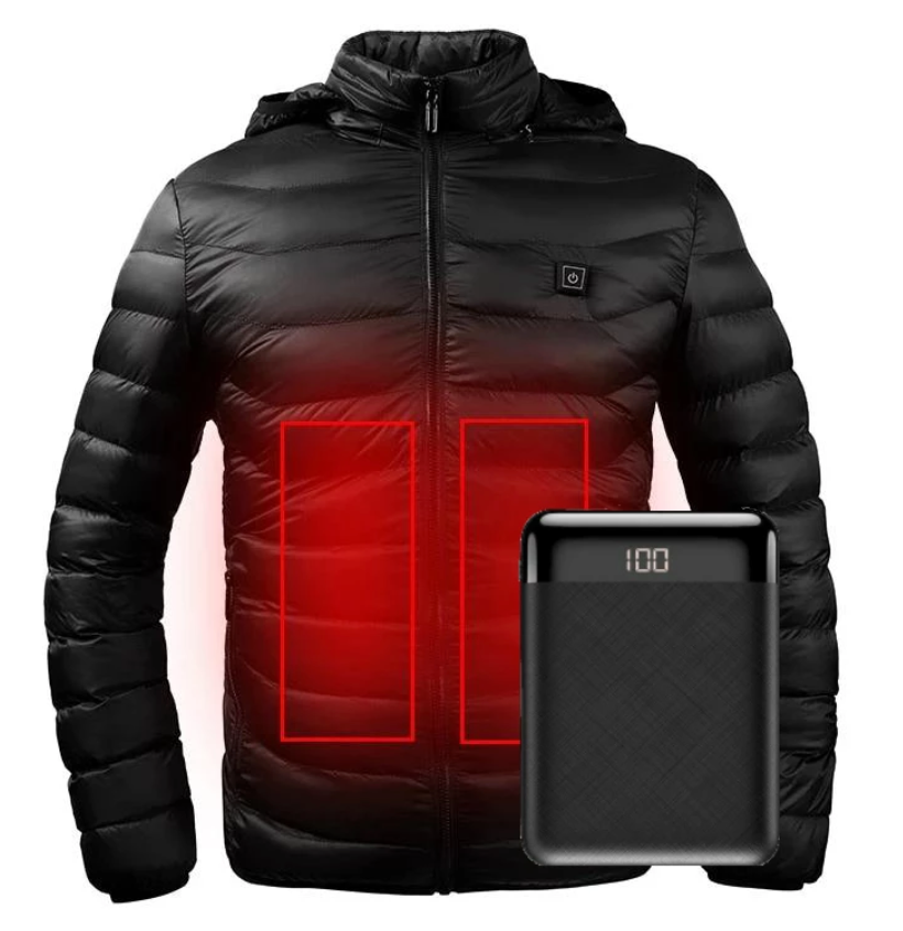 Snap On Heated Electric Jacket Battery Operated | Zincera