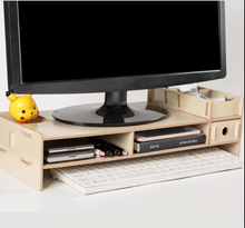 Load image into Gallery viewer, Computer Monitor Riser Mount Stand With Drawer | Zincera