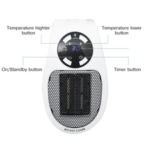 Small Portable Quiet Space Heater Energy Efficient | Zincera