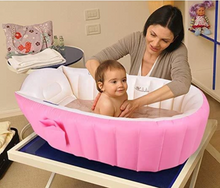 Load image into Gallery viewer, Infant Baby Inflatable Shower Bathtub | Zincera