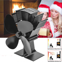 Load image into Gallery viewer, Wood Stove Fan Heat Powered Blower | Zincera