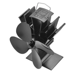 Wood Stove Fan Heat Powered Blower | Zincera
