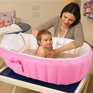 Infant Baby Inflatable Shower Bathtub | Zincera