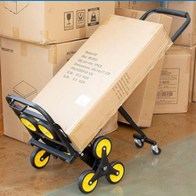 Load image into Gallery viewer, Convertible Compact Stair Climbing Hand Truck Dolly Cart