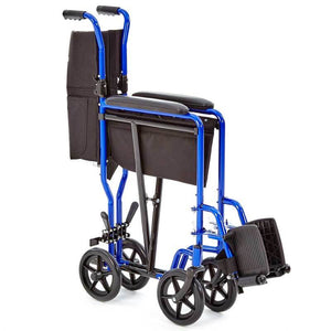Super Lightweight Portable Folding Transport Wheelchair