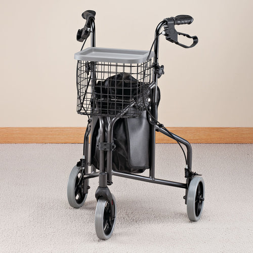 Lightweight Three Wheeled Elderly Senior Rolling Walker