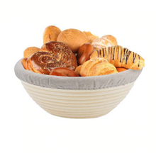 Load image into Gallery viewer, Round Banneton Bread Proofing Basket Bowl | Zincera